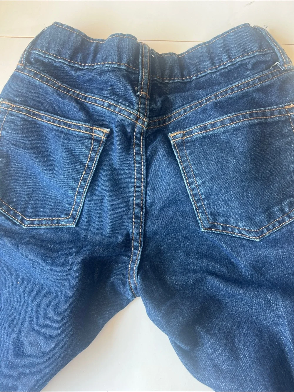 Old Navy Kids Dark Blue Straight-Leg Jeans
